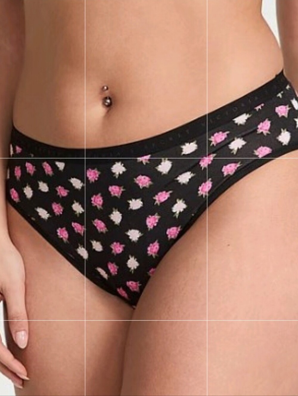 Victoria's Secret Stretch Cotton Hi Leg Brief Size L